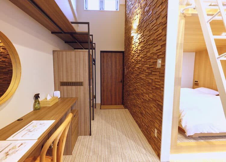 ちくらつなぐホテルの部屋