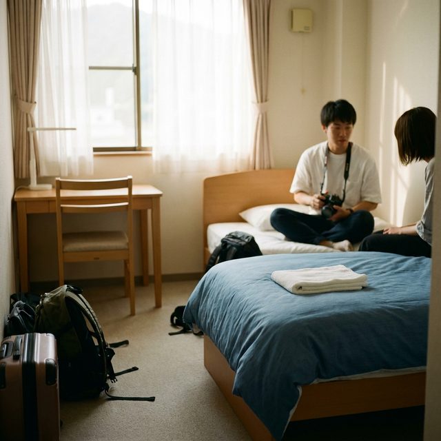 合宿宿舎の個室(AI生成イメージ)