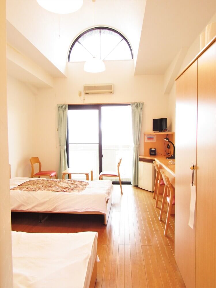 五島自動車学校の新寮の部屋
