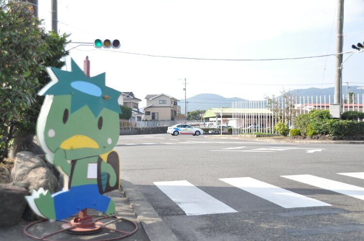指宿中央自動車学校の交差点のコース