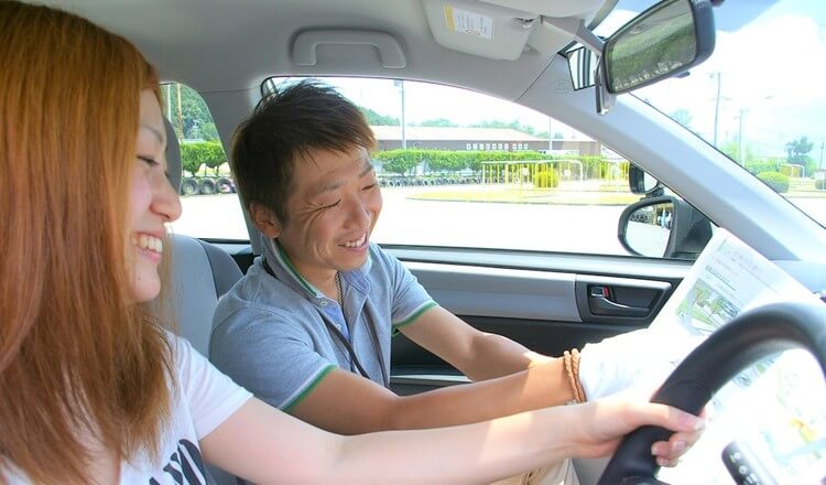 飯田自動車学校の技能教習