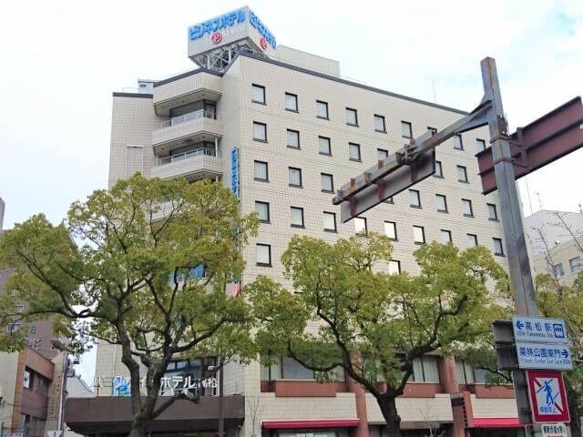 パークサイド高松ホテルの外観