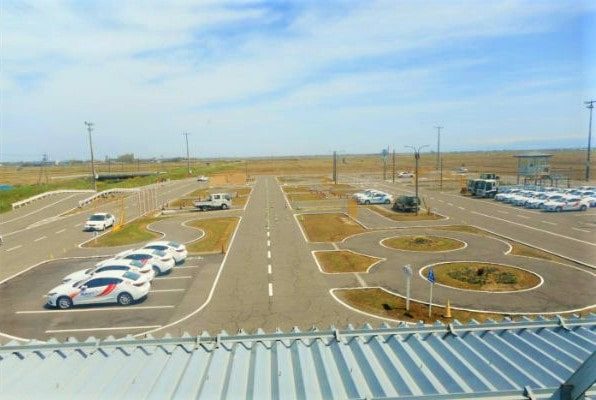 巻中央自動車学校の場内コース