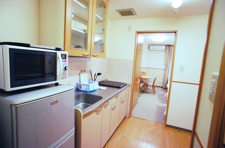 センターコートの部屋のキッチン