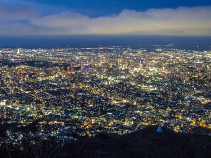 札幌の夜景