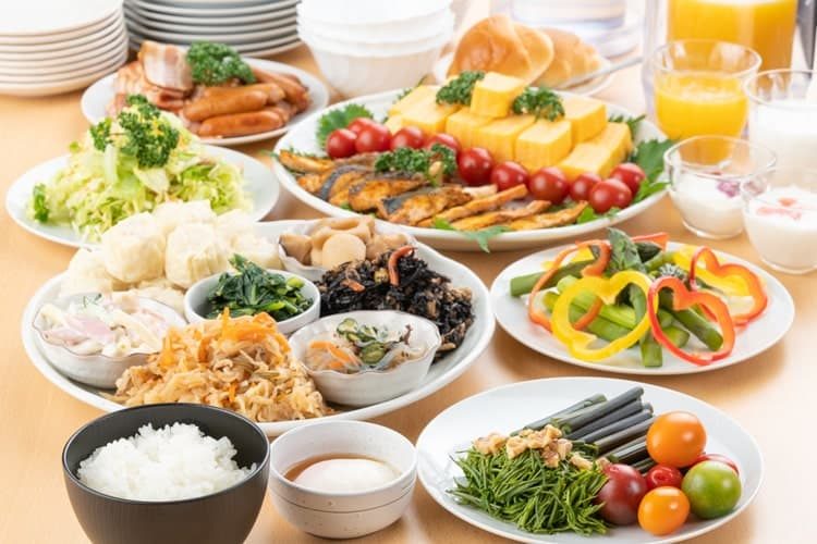 ダ・フェールイン六日町の朝食バイキング