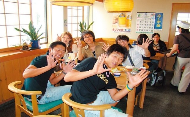 佐野の店での食事