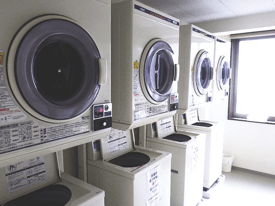 釜石復興ビルのコインランドリー