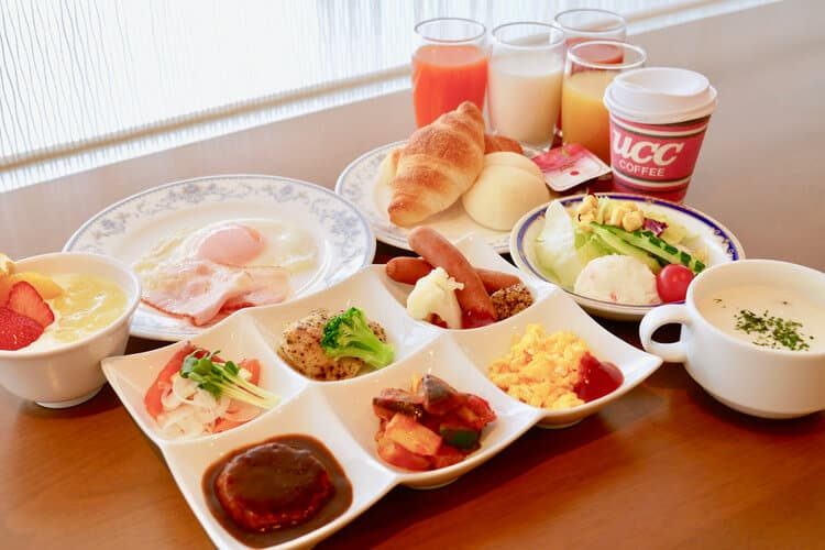 教習所紹介に載っている朝食