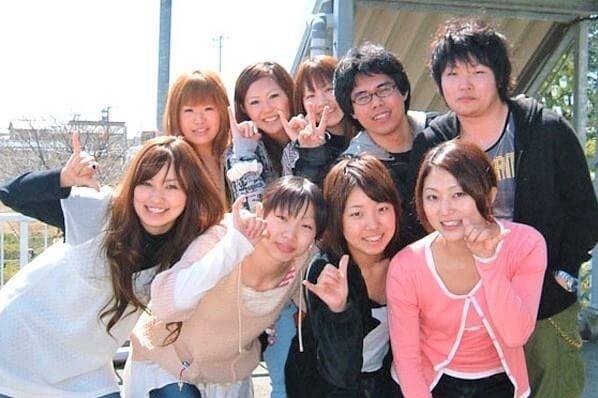 太陽自動車学校の合宿生の集合写真