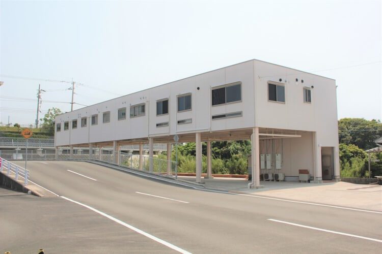 種子島自動車学校の学校寮の外観