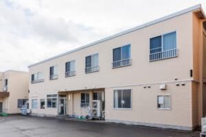 鳥取県自動車学校の敷地内の男子寮