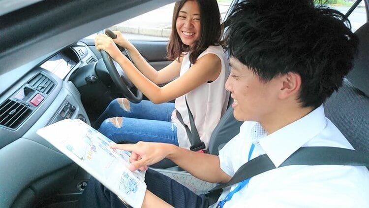 上地自動車学校の技能教習